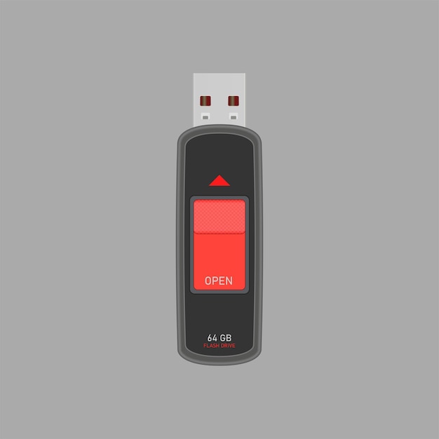 Vetor unidade de memória flash usb