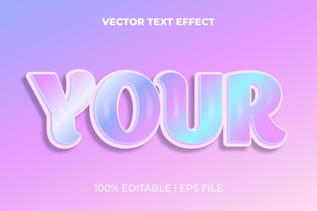 Unipue efeitos de texto de arte editáveis Efeitos de texto