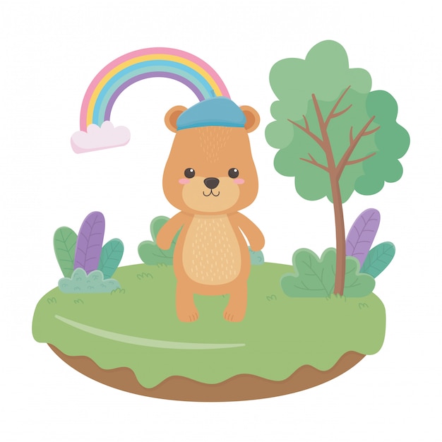 Urso cartoon vetor illustrator