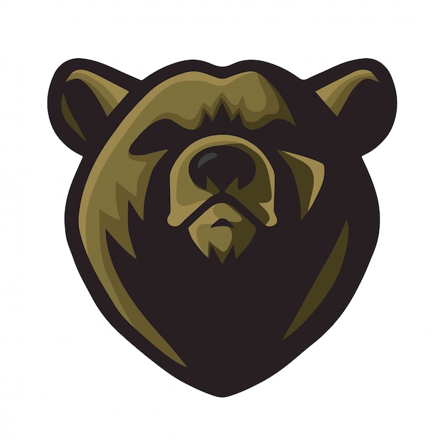 Urso logo mascot design