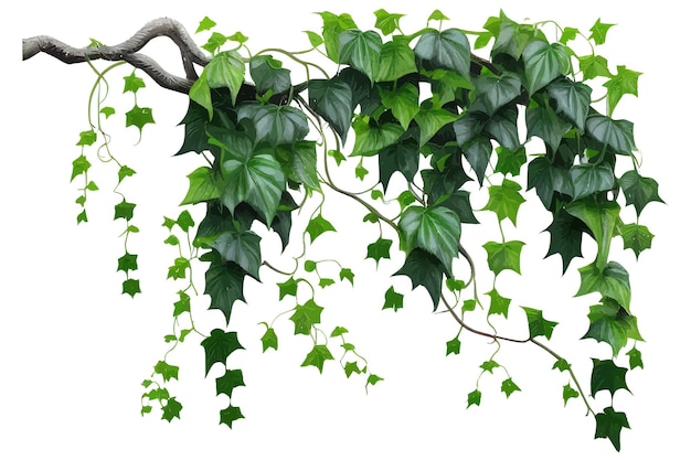 Vetor uva silvestre ou videira selvagem de três folhas cayratia cayrat vector ilustração desing