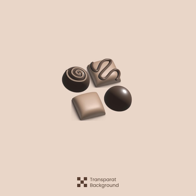 Valentinas de chocolate escuro e chocolate ao leite