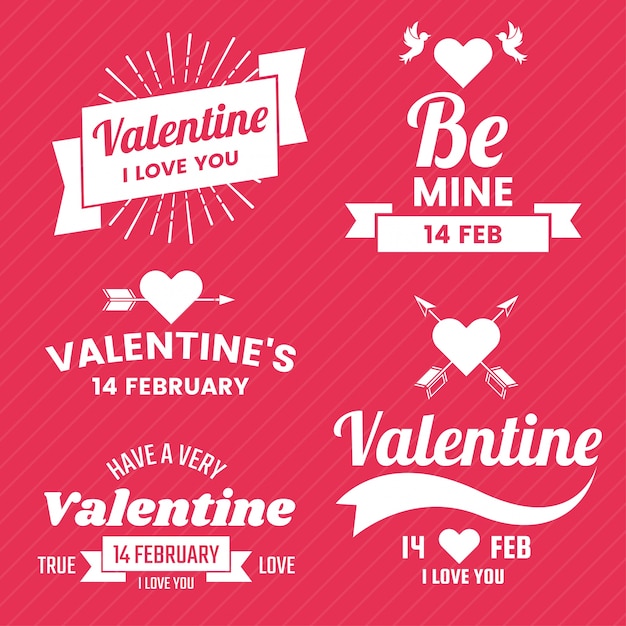 Valentine template banner background