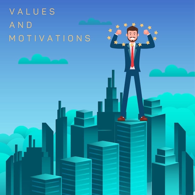 Valores e Motivação Flat