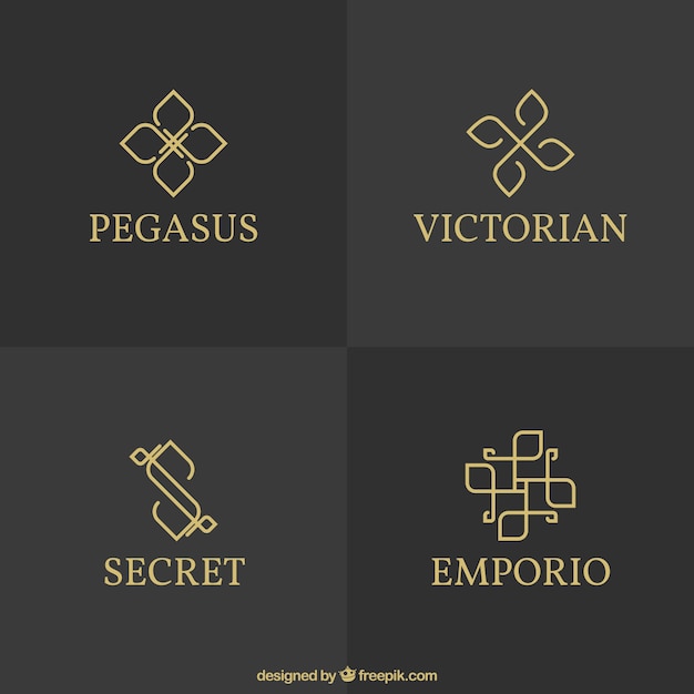 Variedade de elegante logos