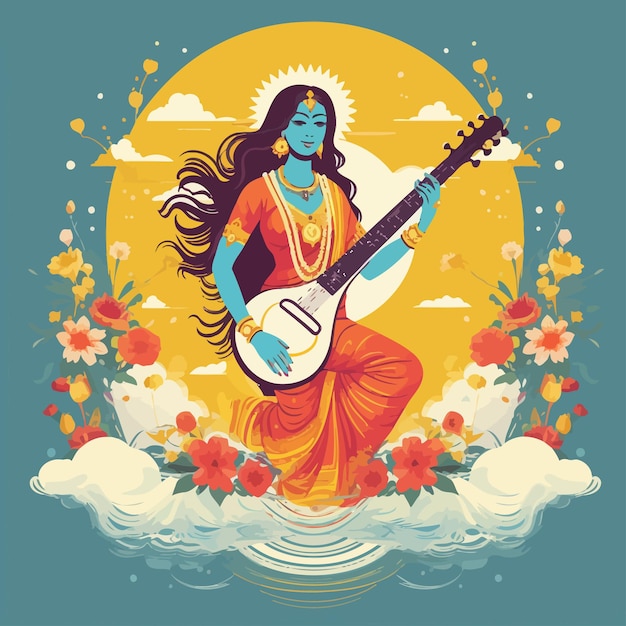 Vetor vasant panchami