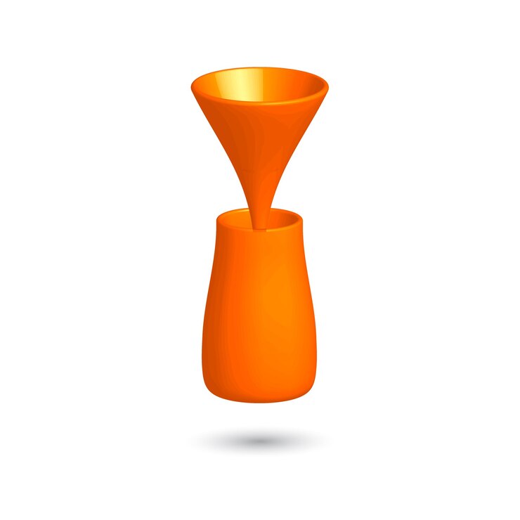 Vetor vector 3 d copo elemento para design em fundo branco