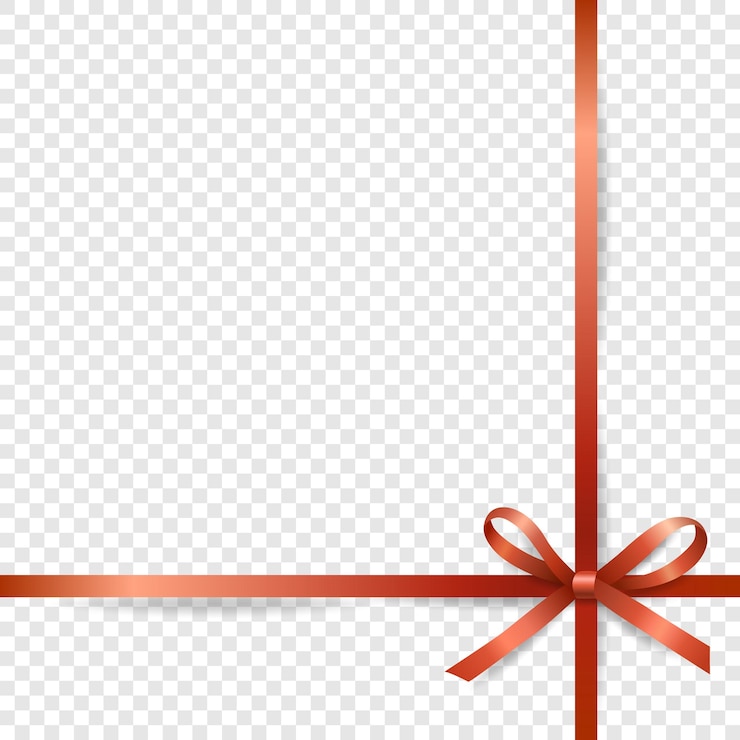 Vetor vector 3d realistic red gift ribbon and bow closeup isolado bow design template (template de projeto de arco isolado)