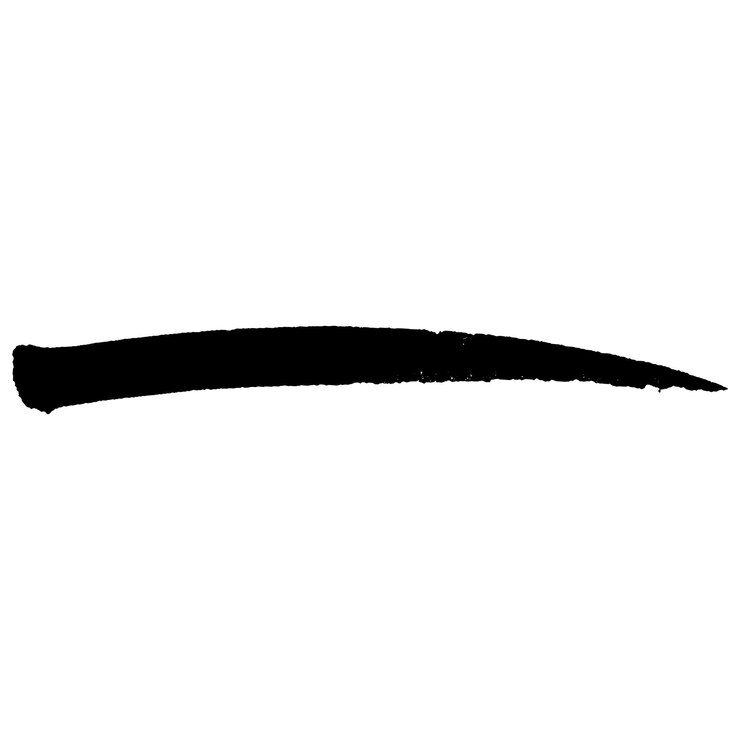 Vetor vector aquarela pintada com pincel preto elemento de design desenhado à mão isolado em fundo branco