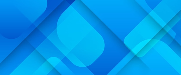 Vector azul forma geométrica abstrata fundo moderno