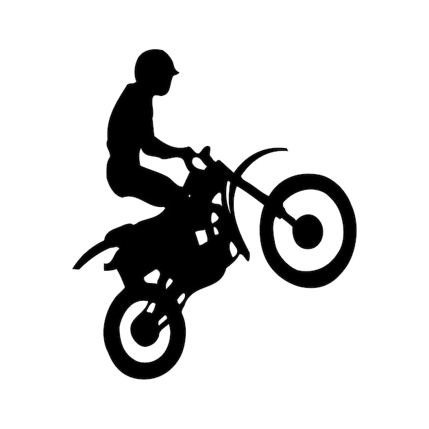 Vetor vector bike racing silhouette design desportivo 79