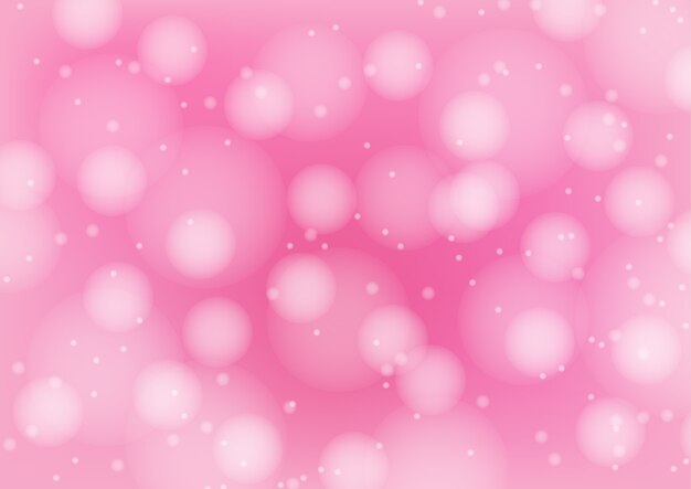 Vector bokeh em abstrato rosa