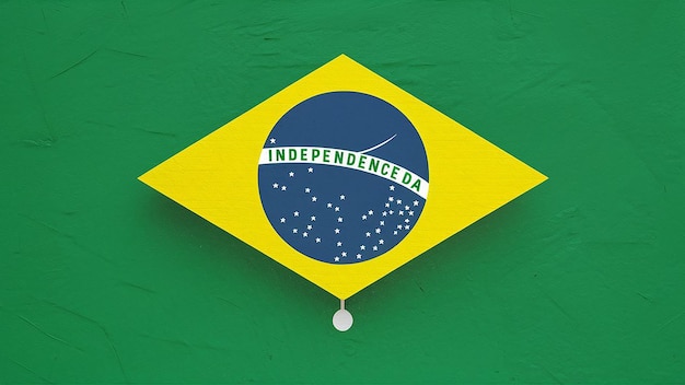 Vector Brasil Dia da Independência modelo de design Ilustração de Design Plano