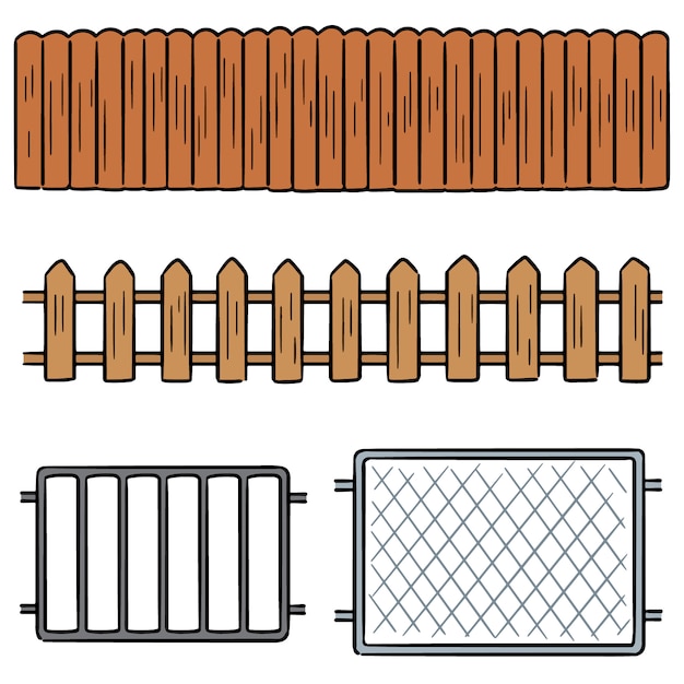 Vetor vector conjunto de vedação