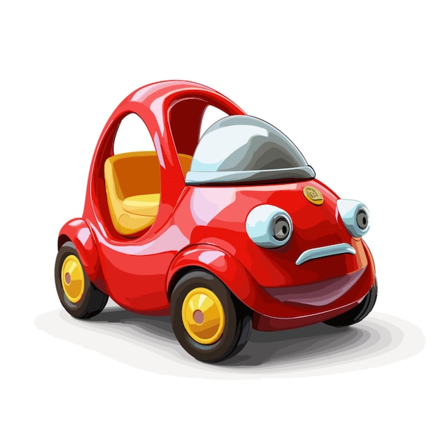 Vector cozy coupe em fundo branco