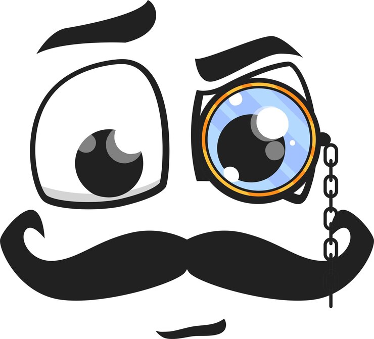 Vetor vector de adesivo de rostos de emoji