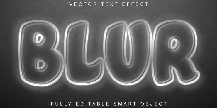 Vetor vector de bolha de desenho animado totalmente editável efeito de texto de objeto inteligente