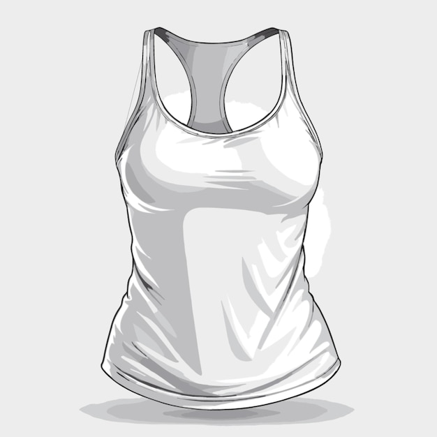 Vetor vector de camisola sobre um fundo branco