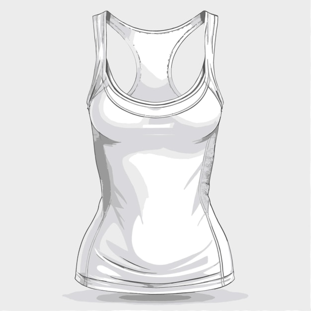 Vetor vector de camisola sobre um fundo branco