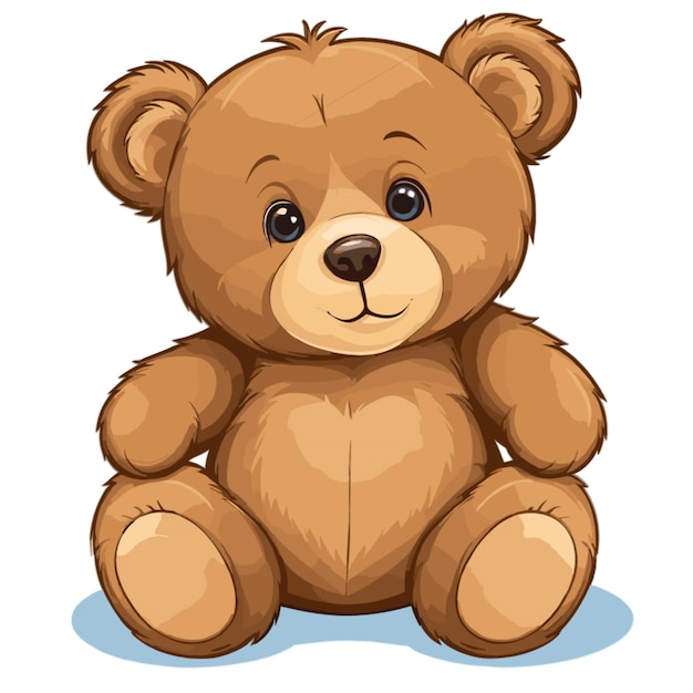 Vector de clipart de urso de pelúcia