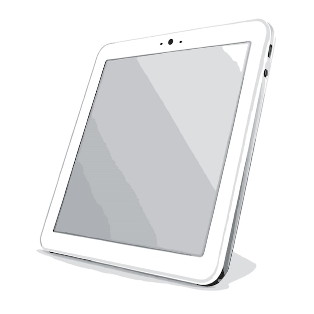 Vector de computador tablet