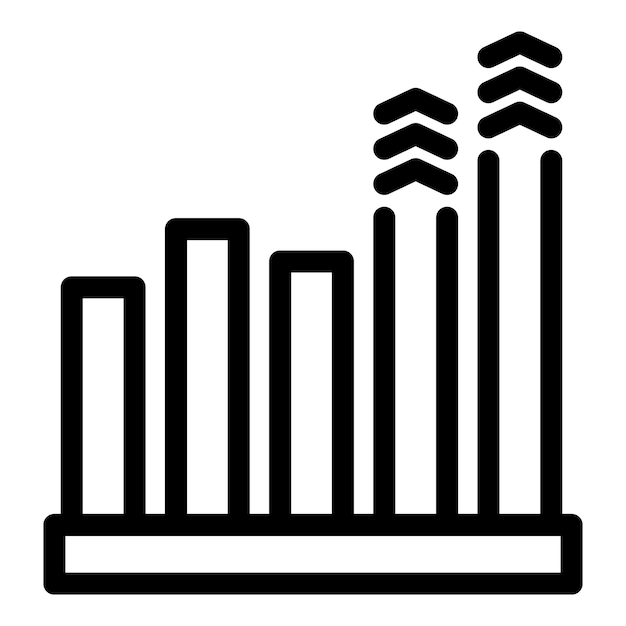 Vetor vector de contorno de ícones de pensamento criativo brainstorming eficaz