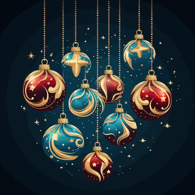 Vetor vector de decoração de natal