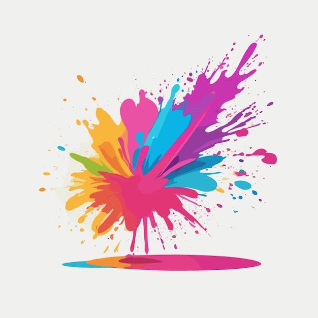 Vetor vector de desenhos animados de holi