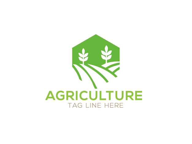 Vector de design de logos agrícolas e agrícolas