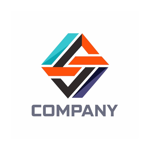 Vector de design de logotipo criativo e elegante, abstrato e minimalista para qualquer empresa de marca