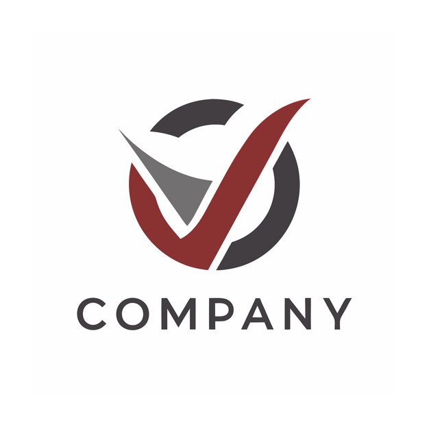 Vector de design de logotipo criativo e elegante, abstrato e minimalista para qualquer empresa de marca