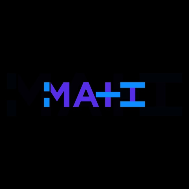 Vetor vector de design de logotipo math