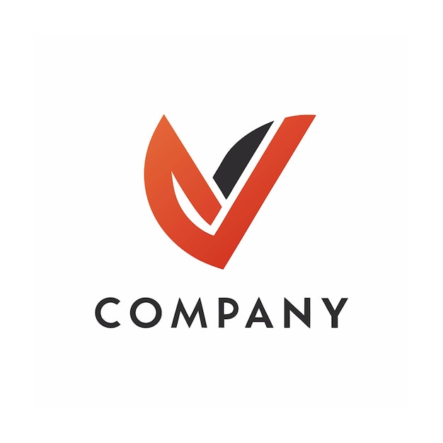 Vector de design de logotipo minimalista criativo e elegante para qualquer empresa de negócios de marca