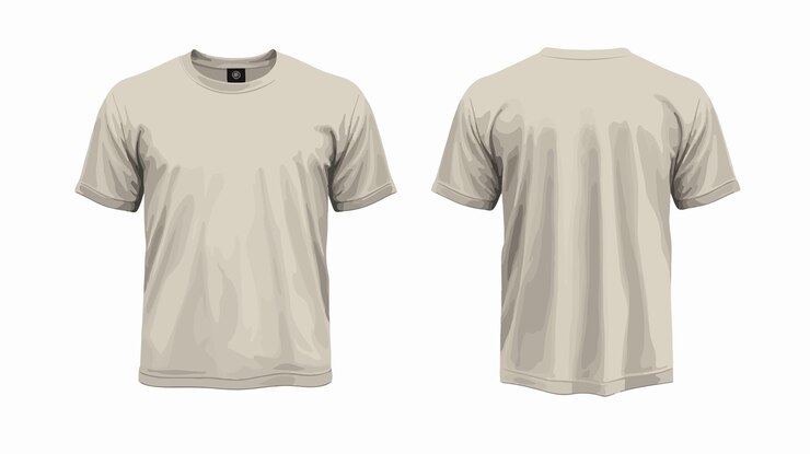 Vetor vector de design de modelagem de t-shirt profissional para homens