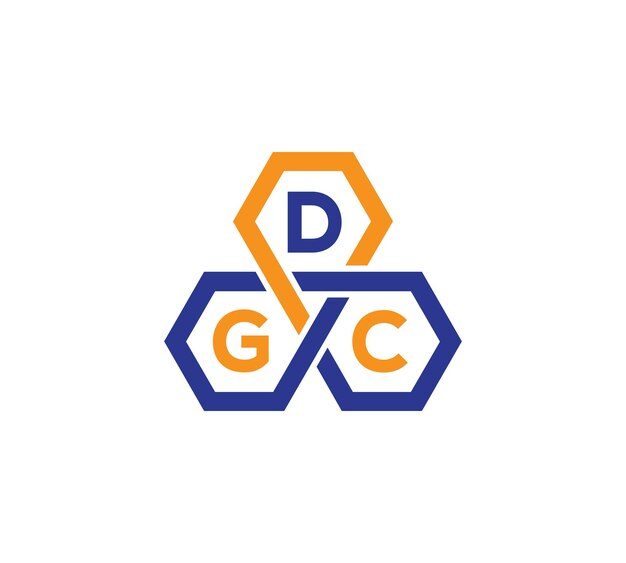 Vector de design do logotipo da dgc