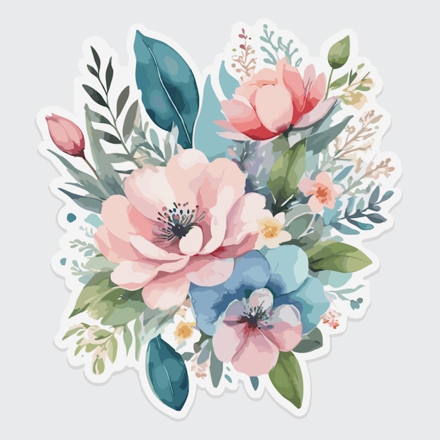 Vector de design floral