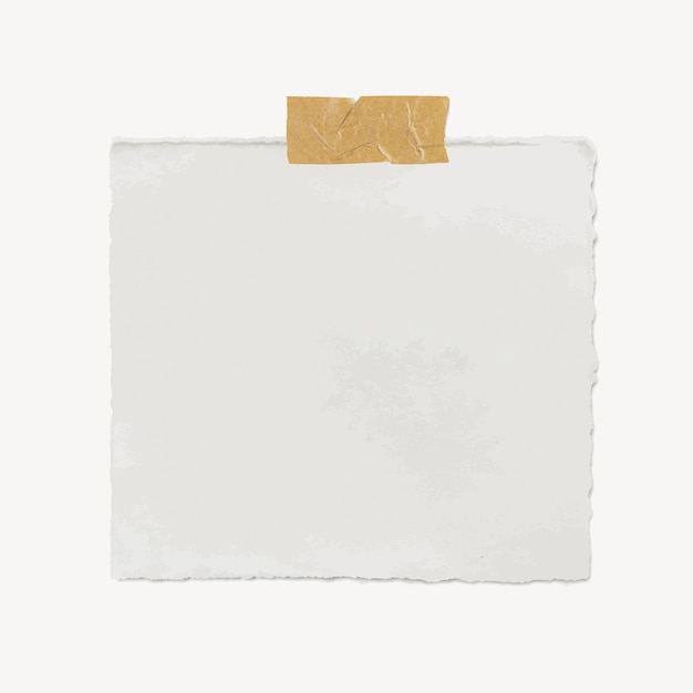 Vector de elementos de colagem de notas gravadas