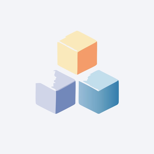 Vector de formas geométricas 3D minimalistas