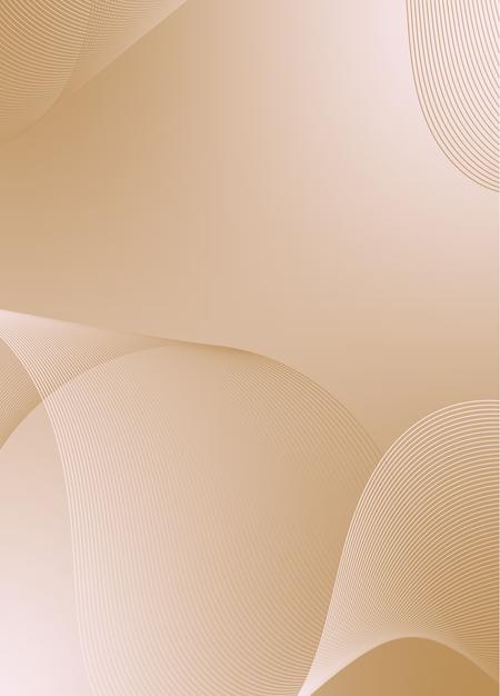 Vector de fundo abstrato com rede de ondas dinâmicas ou linhas onduladas Banner de textura de faixa premium