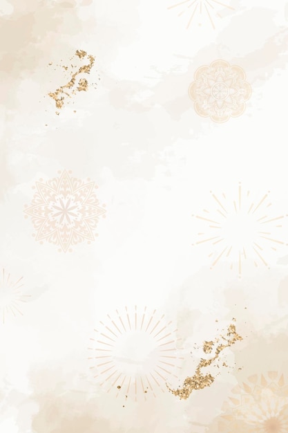 Vector de fundo com padrão do festival de Diwali