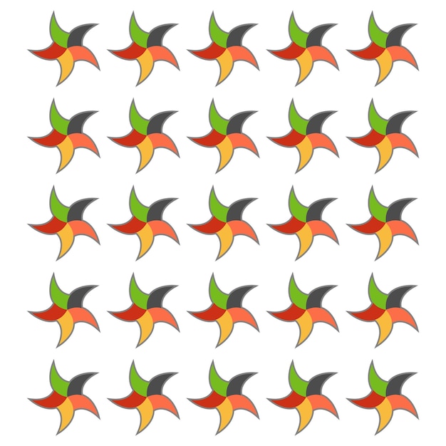 Vetor vector de fundo de padrão sem costura de estrela
