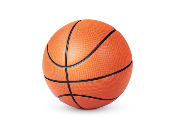Vector de fundo transparente de bola de basquetebol laranja