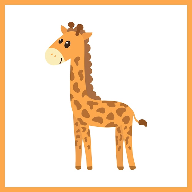 Vector de girafa