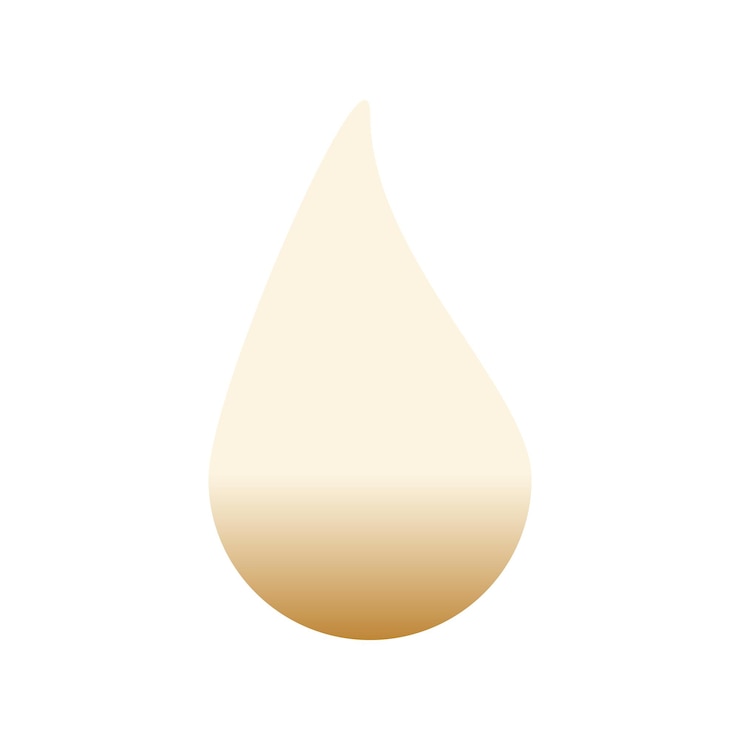 Vetor vector de gota de óleo em fundo branco