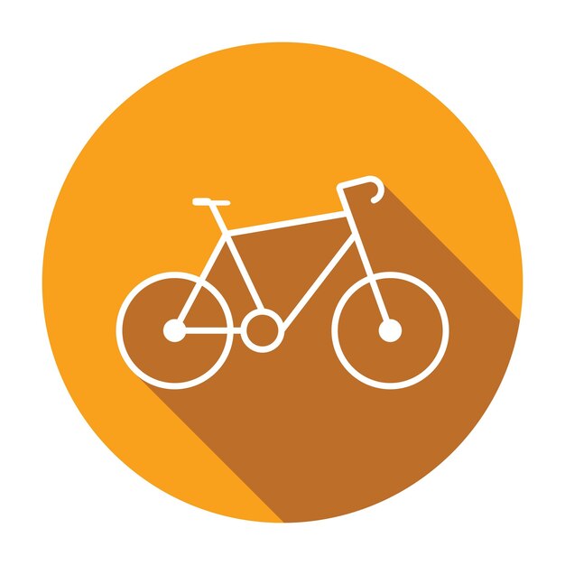 Vector de ícone de bicicleta