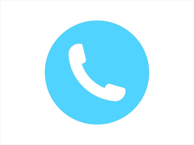 Vector de ícone de chamada de telefone Ilustração de vetor.