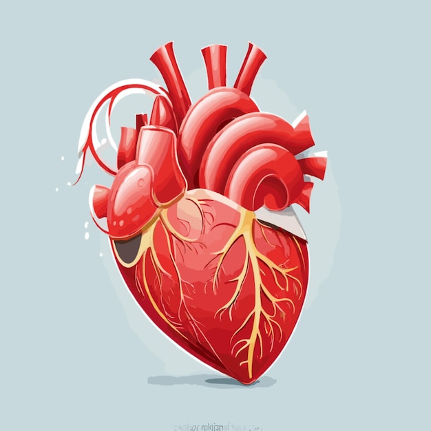 Vetor vector de ilustração de coração