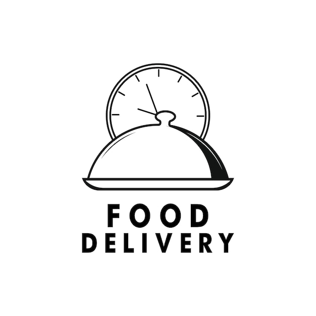 Vector de logotipo de distribuição de alimentos de restauração de fast food