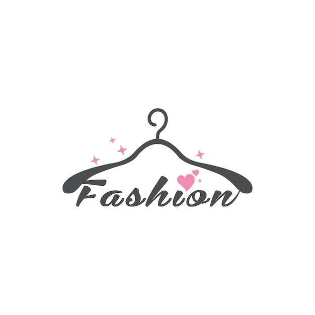 Vector de logotipo de loja de moda com conceito de arte de linha único