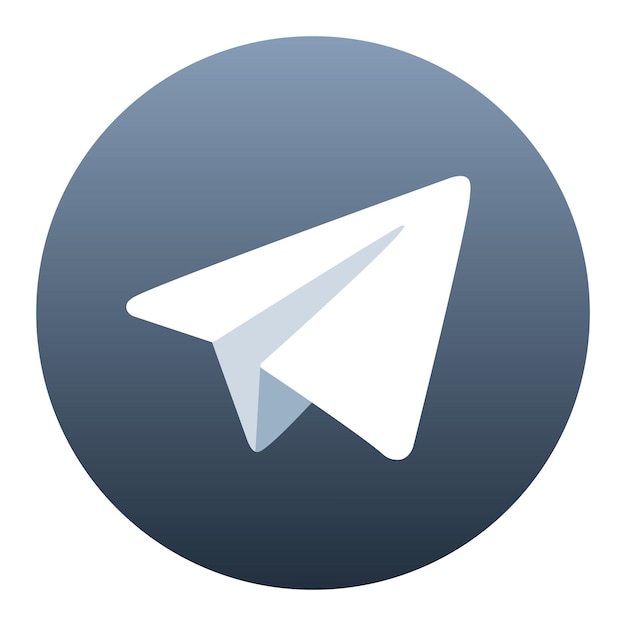 Vector de logotipo de mídia social Telegram X
